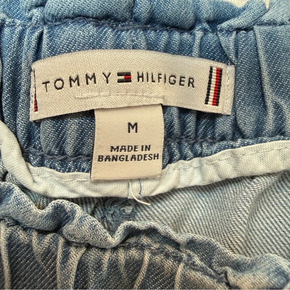 Tommy Hilfiger Women's Drawstring Sky Blue Jeans - Picture 2 of 13